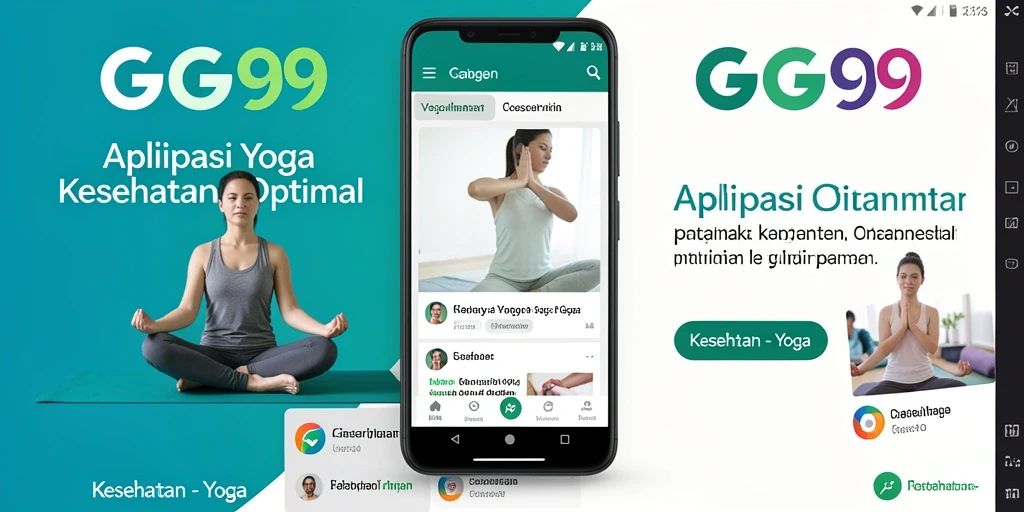 Tampilan antarmuka pengguna GG99 yang ramah dan berfungsi untuk yoga.
