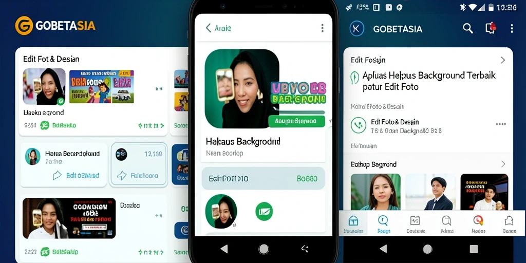 Screenshot GOBETASIA menampilkan antarmuka sederhana dan fitur Hapus Background yang efisien.