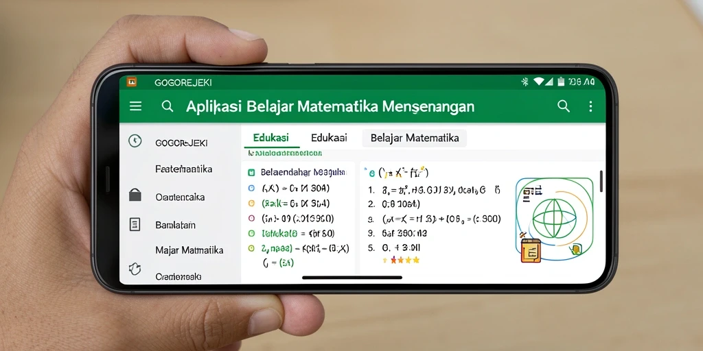 Antarmuka GOGOREJEKI yang menarik dan interaktif.