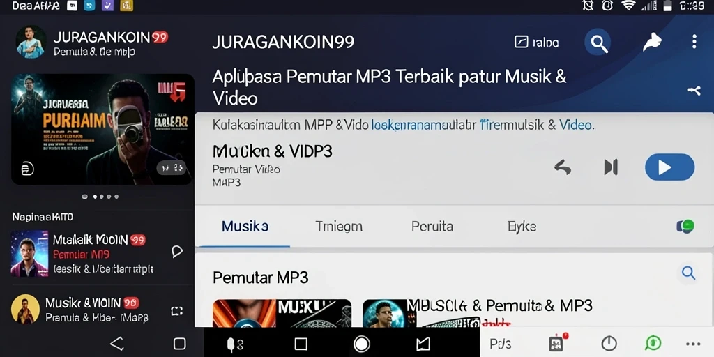 Antarmuka JURAGANKOIN99 yang menarik dan mudah digunakan.