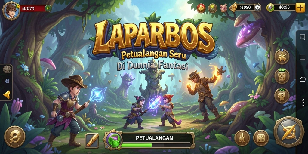 Tampilan menarik dan antarmuka yang mudah digunakan di LAPARBOS.