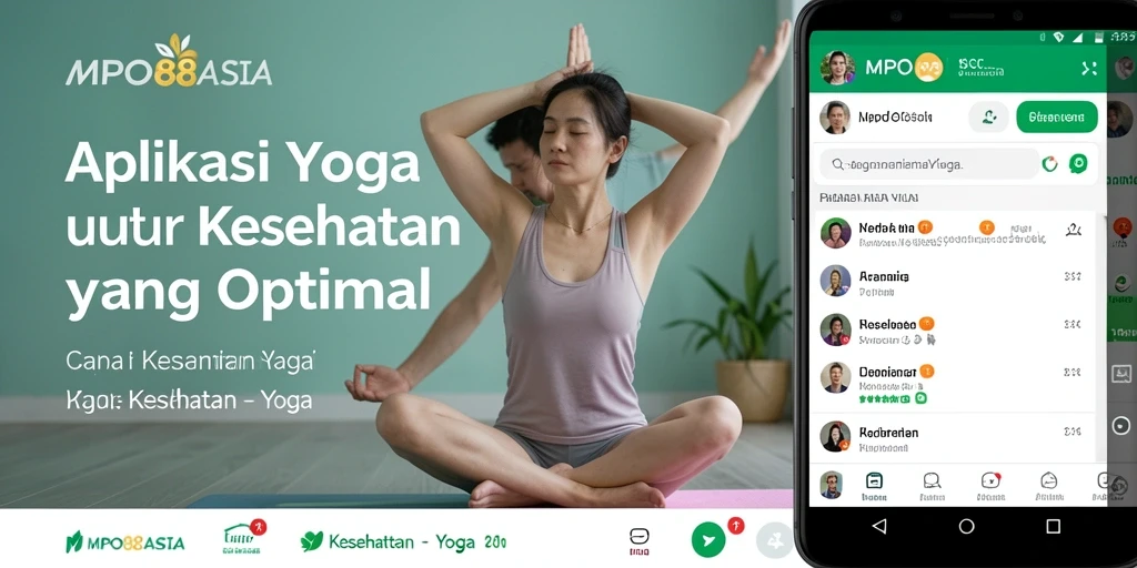 Antarmuka intuitif MPO88ASIA untuk praktik yoga.