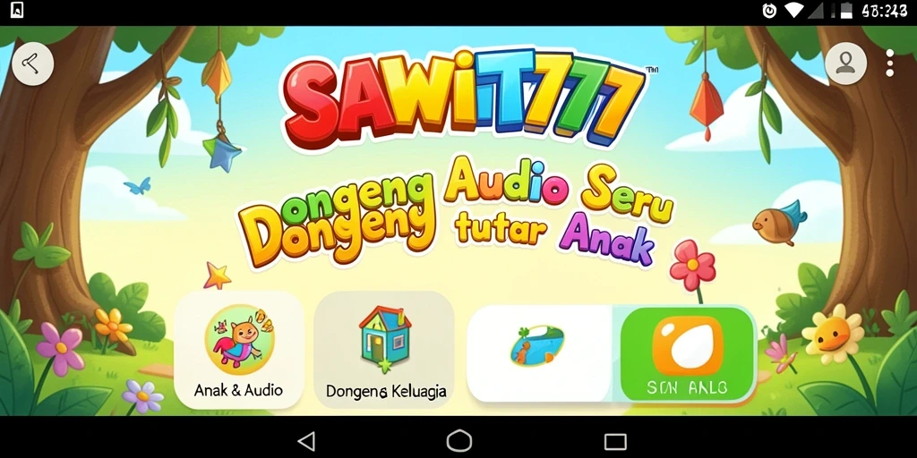 Antarmuka aplikasi SAWIT777 yang menarik dan mudah digunakan.