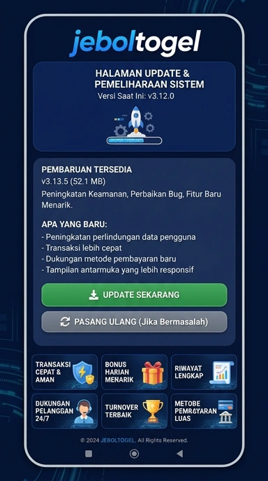 Riwayat Versi JebolTogel untuk Pengguna Android